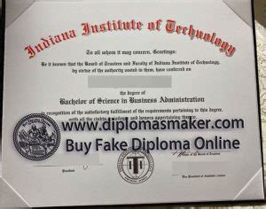 How Much For Fake Indiana Institute Of Technology Degree