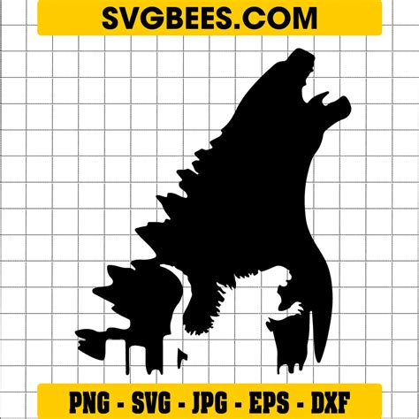 Godzilla Bundle Svg Godzilla Silhouette Godzilla Cut File Godzilla