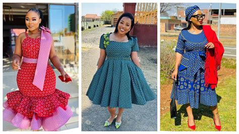 2024 Cute And Perfect Shweshwe Dresses In Lesotho Styles 2d