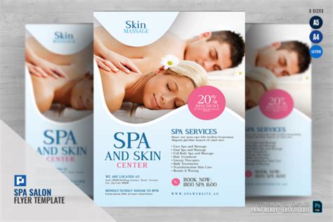 Spa And Massage Flyer Graphic By Psdpixel · Creative Fabrica