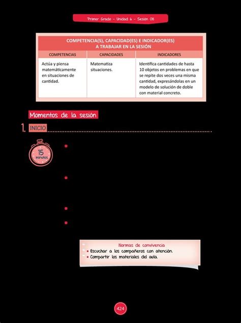 Documentos Primaria Sesiones Unidad06 Primer Grado Matematica 1g U6 Mat