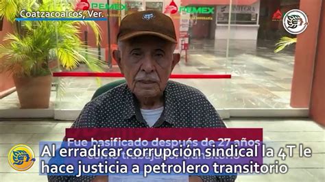 Al erradicar corrupción sindical la 4T le hace justicia a petrolero