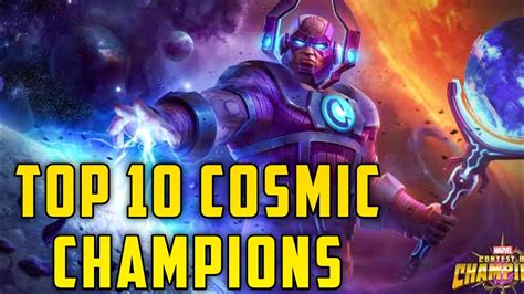 Mcoc Top 10 Cosmic Champions September 2022 Marvel Contest Of Champions Youtube