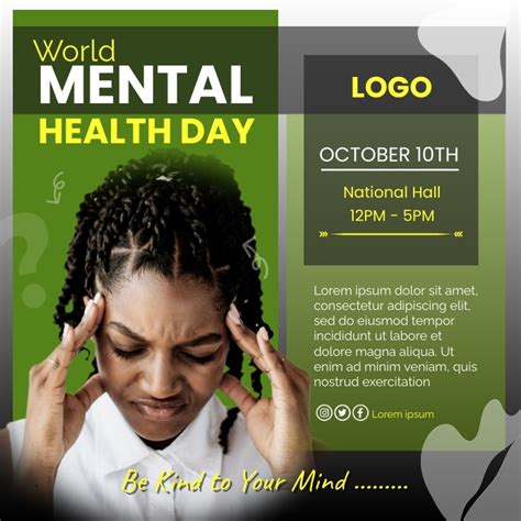 Copy Of Mental Health Flyer Template Postermywall