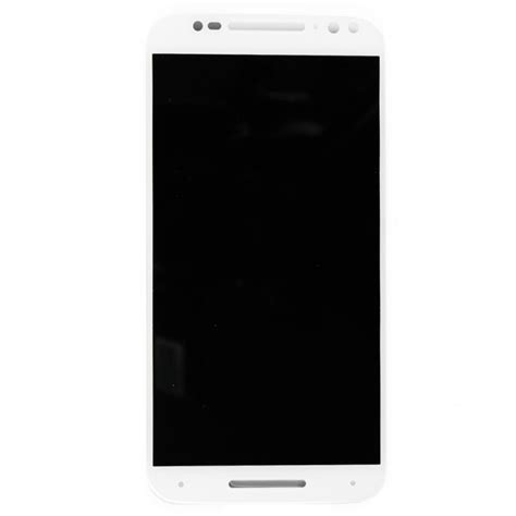 Sosav Ecran Complet Blanc Lcd Tactile Compatible Moto X Style