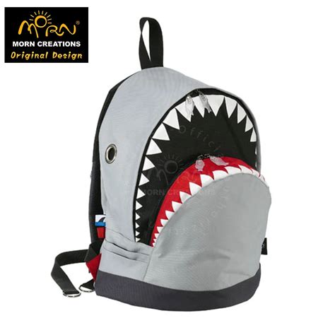 Original Design Morn Creations The Shark Style Shark Backpack L Man Backpack Bag Shark