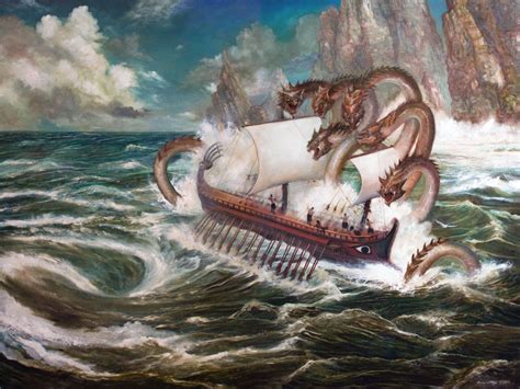 The Sirens; Scylla and Charybdis - The odyssey by homer