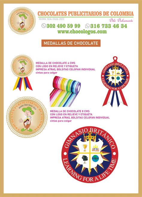 Medallas De Chocolate