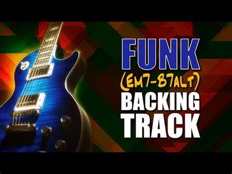 Funk Backing Track Em B Alt Bpm Youtube