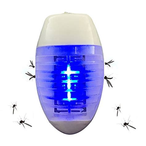 Cardith Led Socket Electric Mosquito Fly Bug Insect Trap Killer Zapper Night Lamp Lights White