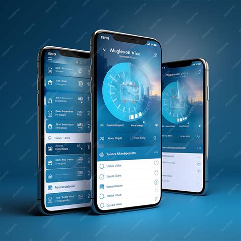 Premium AI Image | Mobile App Design of Marketing Social Media