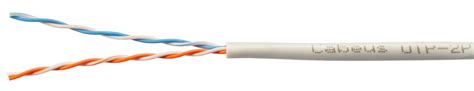 Cabeus UTP-2P-Cat.5e-SOLID-GY Кабель витая пара UTP (U/UTP), категория ...