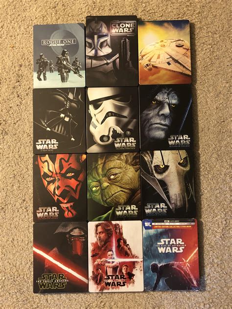 Star Wars Steelbook collection complete! : r/StarWars