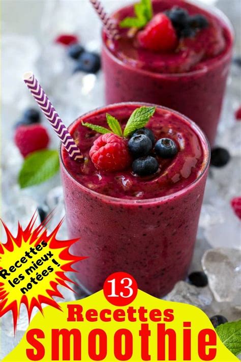 Recettes de smoothie faciles rapides et mieux notées Smoothie