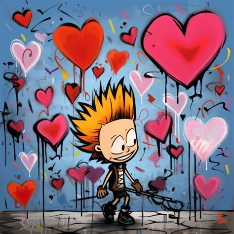 Cartoon Boy Valentine Art Print Free Stock Photo Public Domain Pictures