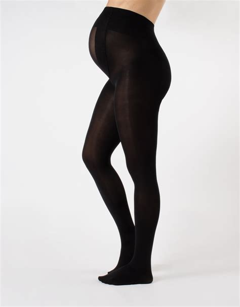 Calzitaly Opaque Maternity Pantyhose Pregnancy Tights For Women 100 Den Italian Hosiery L