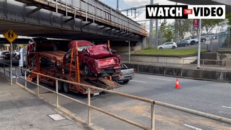 New Footage Shows Dramatic Arrest At Crash Scene As Truck Becomes