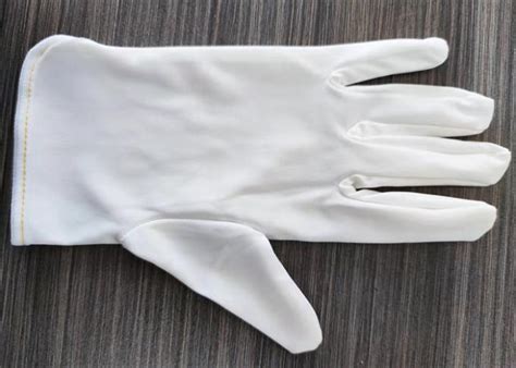 Clean Room Anit Static Polyester Microfiber White Esd Cleanroom Gloves