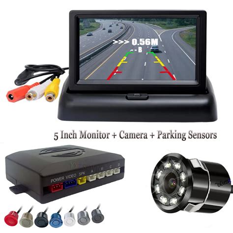 Parking Sensors Car Auto Reverse Ir Ccd Rear View Camera Backup