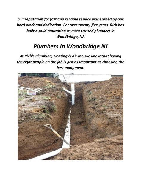 Plumbers In Woodbridge, NJ : Rich's Plumbing, Heating & Air Inc.