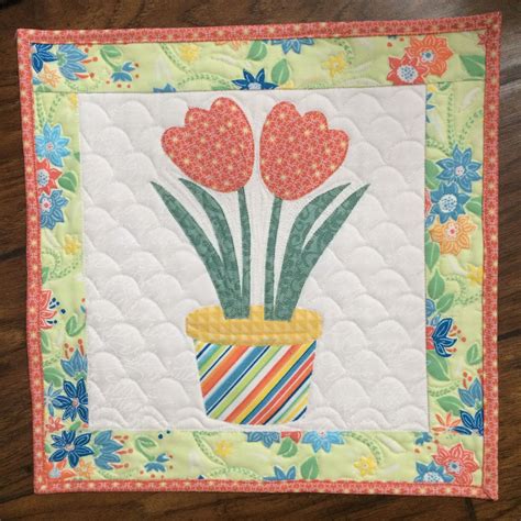 12x12 Tulip Quilt Quilts Blanket Creation