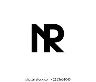 Nr Logo Design Vector Template Stock Vector (Royalty Free) 2153661045 ...