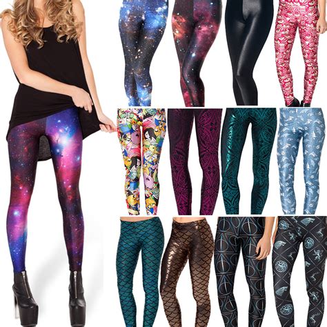 Women Galaxy Legging Pants Black Milk Galaxy Leggings For Women S M L