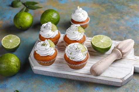 Cupcakes Au Citron Vert Quilibre Parfait Entre Le Piquant Et Le Sucr