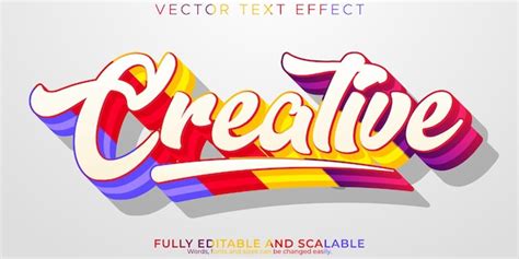 Premium Vector Creative Text Effect Editable Modern And Sale Text Style