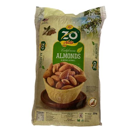 California Almonds – 25KG – KI ZO Nuts