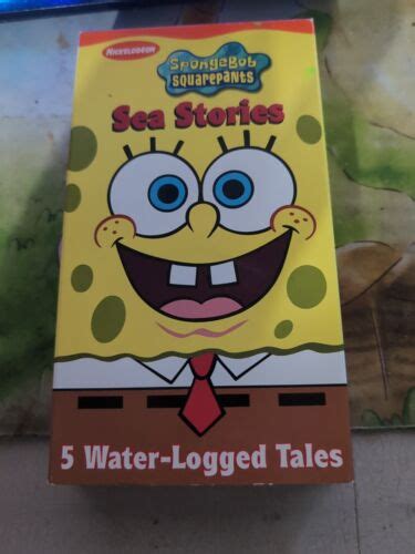 Spongebob Squarepants 2002 VHS Sea Stories 5 Water Logged Tales