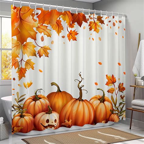 Transform Your Bathroom Into A Fall Wonderland With Pumpkin Shower