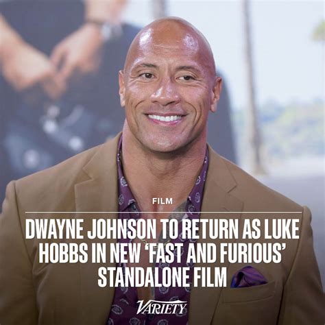 Variety On Twitter Dwayne Johnson Is Returning To The Fast And