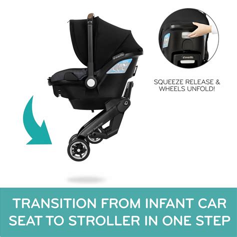 Shyft DualRide With Carryall Storage Infant Car Seat And Stroller Combo