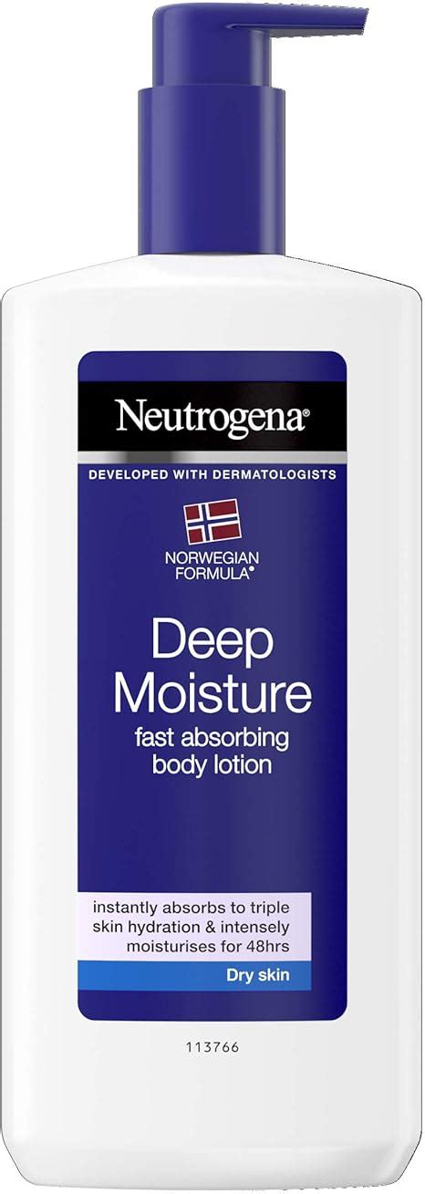 Neutrogena Norwegian Formula Deep Moisturiser Body Lotion Dry Skin