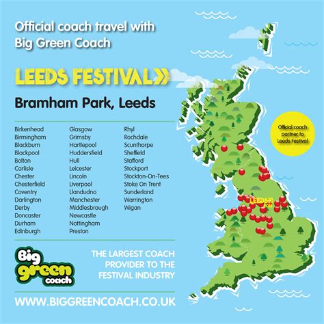 Leeds Festival Map | Color 2018