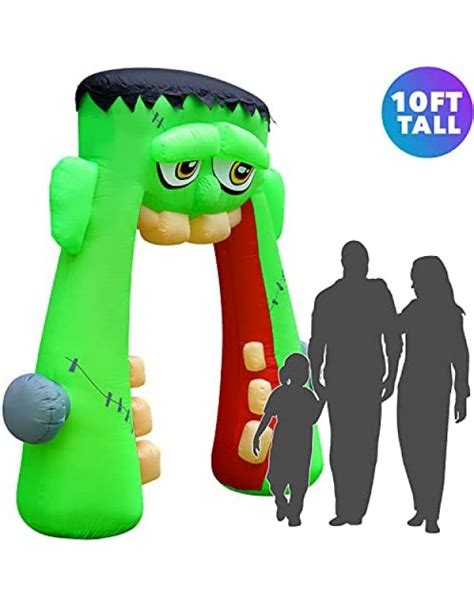 Holidayana Halloween Inflatables Large 10 Ft Monster Mouth