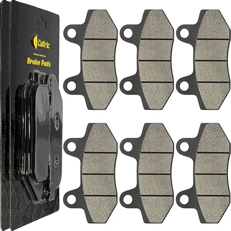 Caltric Front And Rear Brake Pads Compatible With Hyonsung