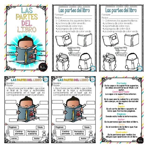 Genial Material Educativo Para Ensenar Y Aprender Las Partes Del Libro