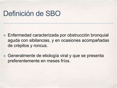 Sindrome Bronquial Obstructivo PPT