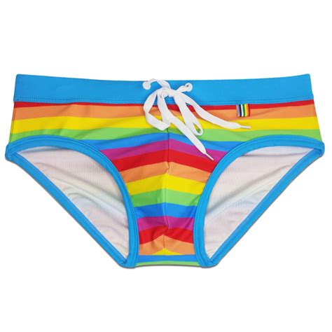 Mens Swim Bikini Sexy Solid Swimwear Briefs Drawstring Quick Dry Swimsuit Bikini Low Rise