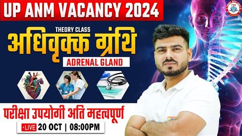 UP ANM Vacancy 2024 Adrenal Gland 73 UP ANM Class ANM Question UP