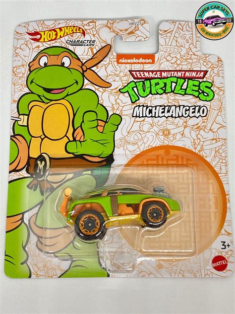 Teenage Mutant Ninja Turtles Michelangelo Hot Wheels Character Cars Etsy