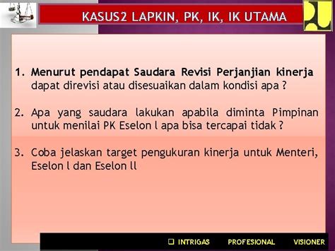 Laporan Kinerja Revisi Perjanjian Kinerja Dan Review Laporan