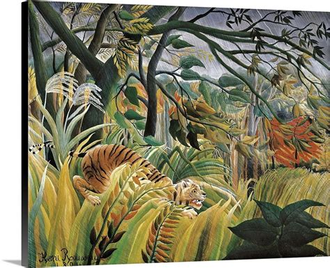 Tiger in a Tropical Storm Wall Art, Canvas Prints, Framed Prints, Wall ...