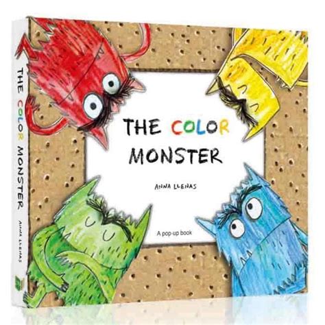 現貨 預購 英文原版繪本 情緒怪獸書 1隻玩偶the Color Monster3d立體書 蝦皮購物