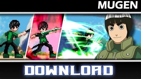 Rock Lee Jus By Inseph Mugen Jus Char Youtube