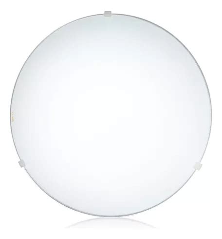 Lámpara de techo Clean 40 cm 3 luces cristal blanco 3 x 60 W