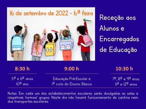 Receção aos Alunos e Encarregados de Educação