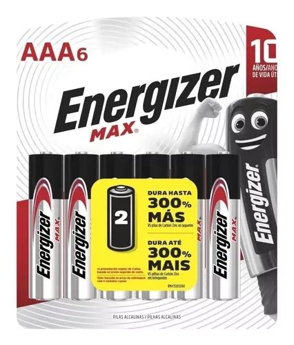 Pila Aaa Energizer Max E Cil Ndrica Pack De Unidades Mercadolibre